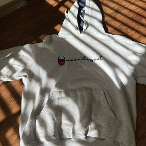 Champions “uncivilized” hoodie